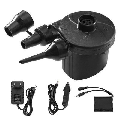 Electric Air Pump Portable Air Pump Multifunctional Air Mattress Pump with 3 Nozzles For Home Car Outdoors Use
Electric Air Pump Portable Air Pump Multifunctional Air Mattress Pump with 3 Nozzles For Home Car Outdoors Use