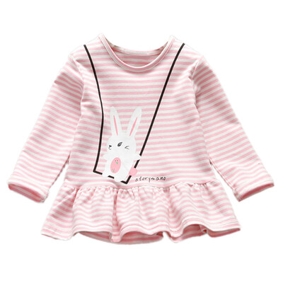 Cute Baby Girls Princess Dresses Children Long Sleeve Striped Cartoon Print Dress Kids Pageant Party Dress1-6y 2019 Autumn
Cute Baby Girls Princess Dresses Children Long Sleeve Striped Cartoon Print Dress Kids Pageant Party Dress1-6y 2019 Autumn