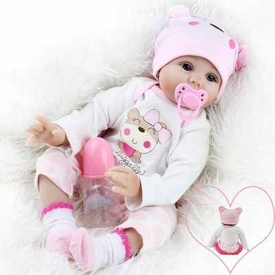 Lovely 26cm55cm Lifelike Newborn Silicone Vinyl Reborn Gift Baby Doll Handmade Reborn Dolls
Lovely 26cm55cm Lifelike Newborn Silicone Vinyl Reborn Gift Baby Doll Handmade Reborn Dolls