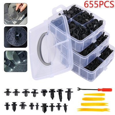 655625620415100Pcs Car Push Retainer Clips & Plastic Fasteners Kit 17 Sizes Auto Push Pin Rivets Set
655625620415100Pcs Car Push Retainer Clips & Plastic Fasteners Kit 17 Sizes Auto Push Pin Rivets Set