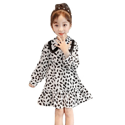 2-7T Children Spring Summer Girls Cotton Doll Collar Cute Cartoon Print A-line Long Sleeve Sweet Princess Dress
2-7T Children Spring Summer Girls Cotton Doll Collar Cute Cartoon Print A-line Long Sleeve Sweet Princess Dress