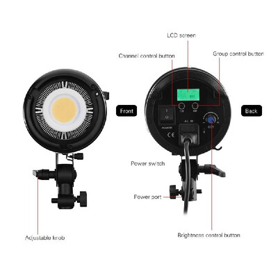 NiceFoto LED-2000B II Photography LED Video Light Lamp Fill-in Light CRI 95 5500K Stepless Adjustable Brightness with Orange Filt
NiceFoto LED-2000B II Photography LED Video Light Lamp Fill-in Light CRI 95 5500K Stepless Adjustable Brightness with Orange Filt
