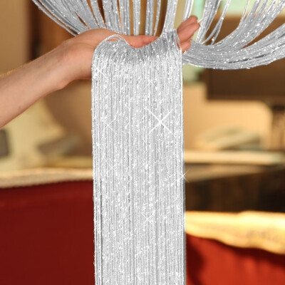 New 200cm100cm Fly Screen Fringe Tassel Curtain String Sparkle Curtains Room Divider Door Window Decor
New 200cm100cm Fly Screen Fringe Tassel Curtain String Sparkle Curtains Room Divider Door Window Decor