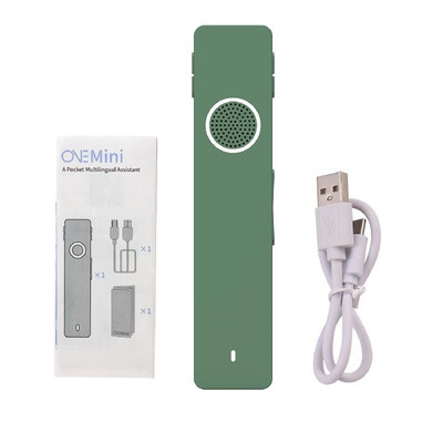 ONE Mini AI Smart Translator Photo Recording Transcription Translation Professional Realtime Translating Device Music Player Mini
ONE Mini AI Smart Translator Photo Recording Transcription Translation Professional Realtime Translating Device Music Player Mini