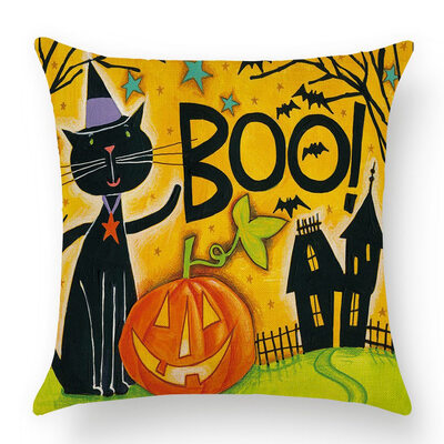 Halloween Theme Linen Pillow Case Cover Ghost Witch Pumpkin throw pillow case Party Supplies
Halloween Theme Linen Pillow Case Cover Ghost Witch Pumpkin throw pillow case Party Supplies