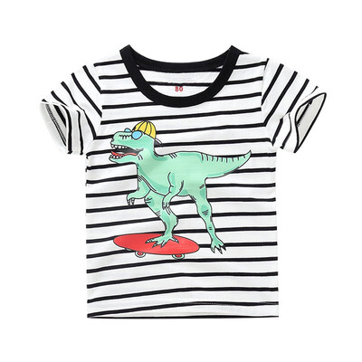 1PC Baby Boy Cartoon Dinosaur Printed Short Sleeve Tops Stripe T-Shirt Blouse Toddler Cotton O Neck Outfits Clothes
1PC Baby Boy Cartoon Dinosaur Printed Short Sleeve Tops Stripe T-Shirt Blouse Toddler Cotton O Neck Outfits Clothes