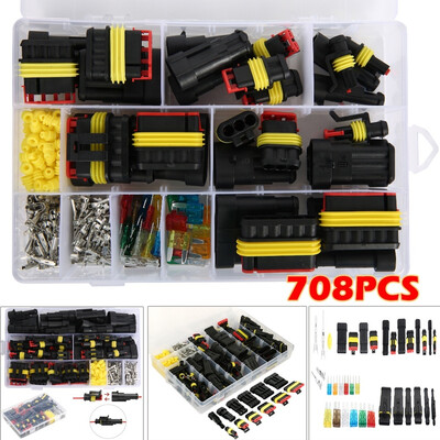240352708Pcs Car Auto Sealed Waterproof Electrical Terminal Wire Connector Plug Kit Car Accessories Auto Spare Part
240352708Pcs Car Auto Sealed Waterproof Electrical Terminal Wire Connector Plug Kit Car Accessories Auto Spare Part