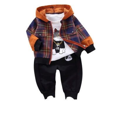 Spring Autumn Casual Baby Boy Cartoon Printing Long Sleeve Top And Trousers Kids Two-piece Outfit Sets
Spring Autumn Casual Baby Boy Cartoon Printing Long Sleeve Top And Trousers Kids Two-piece Outfit Sets