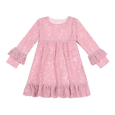 Children Girl Baby Girl Dress 2-7T New Autumn Lovely Girls Cute Lace Round Collar Princess Long-Sleeved Sweet Solid Color Dress
Children Girl Baby Girl Dress 2-7T New Autumn Lovely Girls Cute Lace Round Collar Princess Long-Sleeved Sweet Solid Color Dress