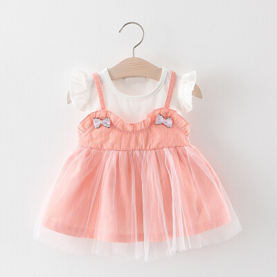 Flower Girl Dress Summer Short Sleeve Kids Dress For Girls Fashion Girl Clothes Toddler Clothes Girls Print Fake Two Piece Dress
Flower Girl Dress Summer Short Sleeve Kids Dress For Girls Fashion Girl Clothes Toddler Clothes Girls Print Fake Two Piece Dress
