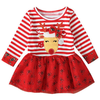 hilittlekids Autumn Children Girl Christmas Deer Pattern Dress Long Sleeve Baby Casual Sundress Clothes
hilittlekids Autumn Children Girl Christmas Deer Pattern Dress Long Sleeve Baby Casual Sundress Clothes