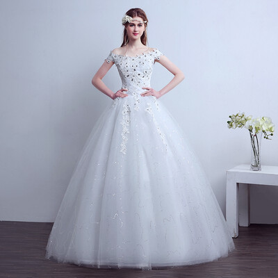 Elegant Wedding Dress Strapless Ball Gown Luxury Lace Embroidery Diamond Wedding Dresses Plus Size Bridal Gowns
Elegant Wedding Dress Strapless Ball Gown Luxury Lace Embroidery Diamond Wedding Dresses Plus Size Bridal Gowns