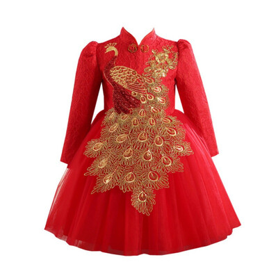 Big Bow Sequins Baby Girl Party Dress vestidos Kids Girls Chinese Style Qipao Dress Autumn Winter Long Sleeve Princess Dresses
Big Bow Sequins Baby Girl Party Dress vestidos Kids Girls Chinese Style Qipao Dress Autumn Winter Long Sleeve Princess Dresses