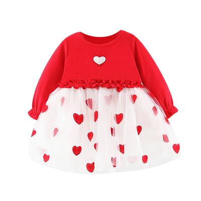 Toddler Children Spring Autumn Girls Cute Embroidery Mesh Round Collar Long-Sleeved Sweet Princess Dress Party girls Clothing
Toddler Children Spring Autumn Girls Cute Embroidery Mesh Round Collar Long-Sleeved Sweet Princess Dress Party girls Clothing