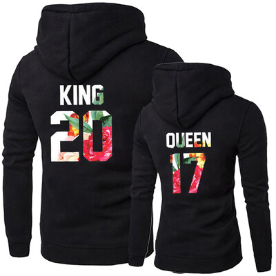 Fashion Men Women King And Queen Couple Hoodies Printed Sweatshirt Long Sleeve Letter Printed Hooded Sweatshirt
Fashion Men Women King And Queen Couple Hoodies Printed Sweatshirt Long Sleeve Letter Printed Hooded Sweatshirt