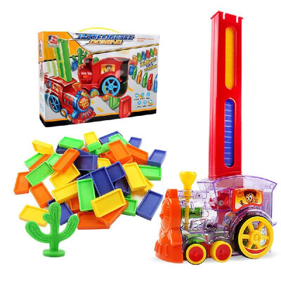Electric Domino Train Toy Set with 60Pcs Colorful Dominoes Game Building Blocks Educational Boys Girls Childrens Toys Gifts
Electric Domino Train Toy Set with 60Pcs Colorful Dominoes Game Building Blocks Educational Boys Girls Childrens Toys Gifts