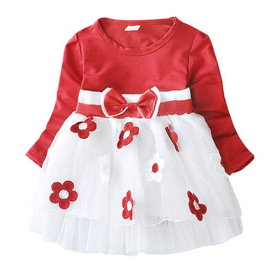 Baby Dress Baby Girl Dress Long Sleeve Baby Flower Bow Mesh Splicing Long Sleeve Dress
Baby Dress Baby Girl Dress Long Sleeve Baby Flower Bow Mesh Splicing Long Sleeve Dress