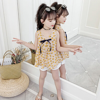 Summer Casual Baby Girls Flower Pattern Sleeveless Dress With Shorts Kids Toddler Pageant Sundress Set
Summer Casual Baby Girls Flower Pattern Sleeveless Dress With Shorts Kids Toddler Pageant Sundress Set