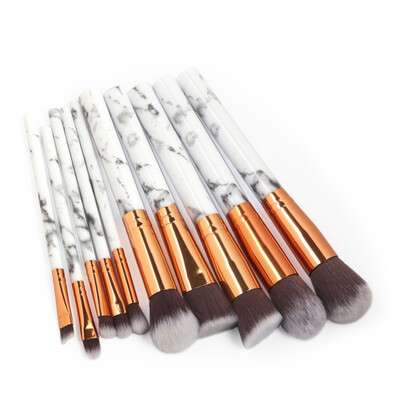 10pcs Makeup Brush Set Foundation Powder Marble Make Up Brush Tool Kits Professional Women Brushes Eye Shadow Eyeliner Soft
10pcs Makeup Brush Set Foundation Powder Marble Make Up Brush Tool Kits Professional Women Brushes Eye Shadow Eyeliner Soft