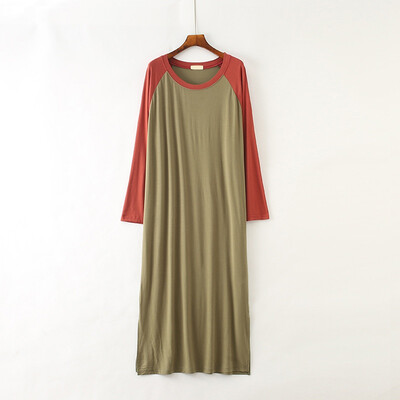New Loose Modal Nightdress Pregnant Women Plus Fat Large Size Long Sleeve Dress
New Loose Modal Nightdress Pregnant Women Plus Fat Large Size Long Sleeve Dress