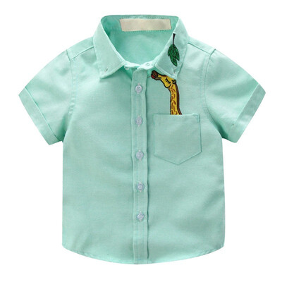 2-10T Summer High Quality New Fashion Children Short-sleeved Shirt Boys Casual Shirt Children Clothing Baby Outfits
2-10T Summer High Quality New Fashion Children Short-sleeved Shirt Boys Casual Shirt Children Clothing Baby Outfits