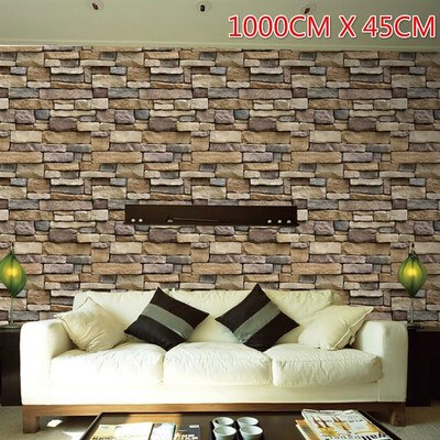 3D Wall Paper Brick Stone Rustic Effect Self-adhesive Wall Sticker Home Decor 177 X 3937
3D Wall Paper Brick Stone Rustic Effect Self-adhesive Wall Sticker Home Decor 177 X 3937