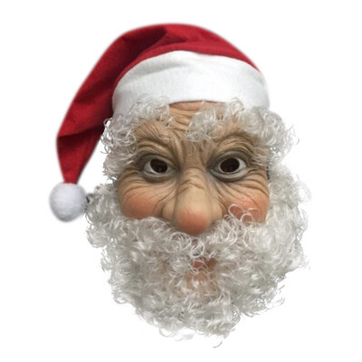Funny Christmas Santa Claus Mask Full Face Covered Wig Beard Costume Christmas Party Holiday Supply Adult Halloween Mask
Funny Christmas Santa Claus Mask Full Face Covered Wig Beard Costume Christmas Party Holiday Supply Adult Halloween Mask