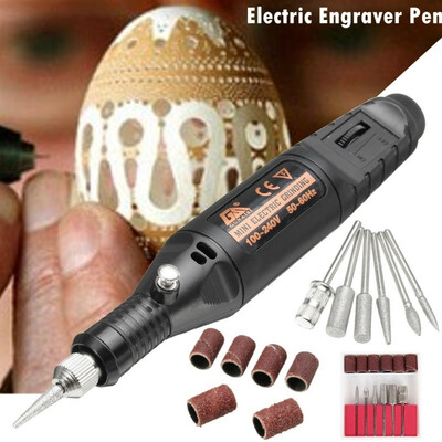 14PCS Electric Engraver Pen Carve Tool for Jewellery Metal Glass Wood Nail Drill Machine Easter Day
14PCS Electric Engraver Pen Carve Tool for Jewellery Metal Glass Wood Nail Drill Machine Easter Day