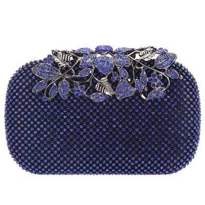 Fawziya Flower Purses With Rhinestones Crystal Evening Clutch Bags