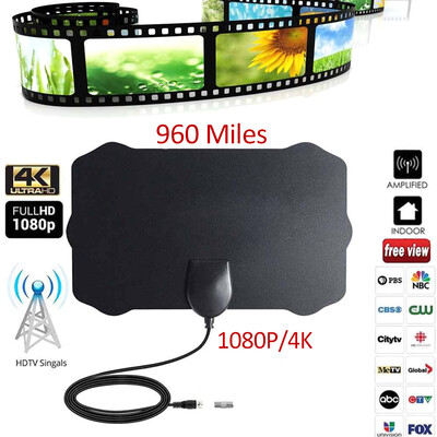 Willkey 1080p 4K Antena Digital-Indoor HDTV Antenna Signal 960 Mile Range TV Digital HD HDTV Antenna Gain 20 dBi With Amplifier
Willkey 1080p 4K Antena Digital-Indoor HDTV Antenna Signal 960 Mile Range TV Digital HD HDTV Antenna Gain 20 dBi With Amplifier