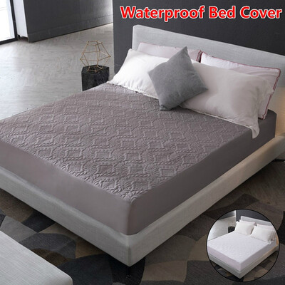 4 Colors Quilted Embossed Waterproof Mattress Protector Fitted Sheet Waterproof Bed Cover with Elastic
4 Colors Quilted Embossed Waterproof Mattress Protector Fitted Sheet Waterproof Bed Cover with Elastic