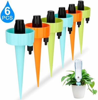 6pcs Universal Plant Watering Nail with Slow Release Control Valve Automatic Vacation
6pcs Universal Plant Watering Nail with Slow Release Control Valve Automatic Vacation
