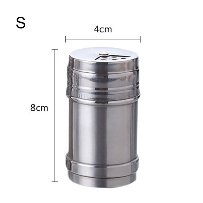 Kitchen Stainless Steel Seasoning Jar Pepper Spice Salt Shaker Rotating Cover Seasoning Can For Kitchen Cooking Barbecue Tool
Kitchen Stainless Steel Seasoning Jar Pepper Spice Salt Shaker Rotating Cover Seasoning Can For Kitchen Cooking Barbecue Tool