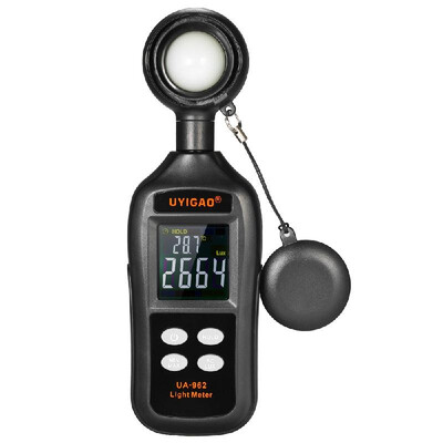 UYIGAO Mini Digital Lux Meter LCD Display Handheld Illuminometer Luminometer Photometer Luxmeter Light Meter 0-200000 Lux with Max
UYIGAO Mini Digital Lux Meter LCD Display Handheld Illuminometer Luminometer Photometer Luxmeter Light Meter 0-200000 Lux with Max