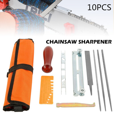 10PCSset New Upgraded Chainsaw Chain Sharpening Kit Tool Set Guide Bar File Sharpener Tools
10PCSset New Upgraded Chainsaw Chain Sharpening Kit Tool Set Guide Bar File Sharpener Tools