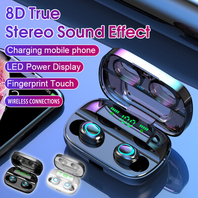 2020 Newest 8D Surround Sound TWS Earphones Wireless Bluetooth 50 Stereo Earbuds Sport Waterproof Headphones Touch Control Dual
2020 Newest 8D Surround Sound TWS Earphones Wireless Bluetooth 50 Stereo Earbuds Sport Waterproof Headphones Touch Control Dual