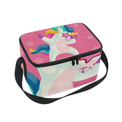 ALAZA Lunch Box Insulated Lunch Bag Large Cooler Colorful Unicorn Doing Dabbing Tote Bag
ALAZA Lunch Box Insulated Lunch Bag Large Cooler Colorful Unicorn Doing Dabbing Tote Bag