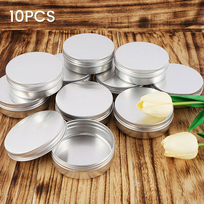 5040302010PcsSet 50100ML Tin Cans Screw Top Round Metal Lip Balm Cream Tins Containers Balm Tin Storage Jar Containers
5040302010PcsSet 50100ML Tin Cans Screw Top Round Metal Lip Balm Cream Tins Containers Balm Tin Storage Jar Containers