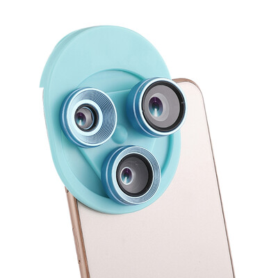 Universal Mobile Phone Tablet 062X HD Super Wide Angle Lens 20X Macro 198 Degree Fisheye 3 in 1 Set with Clip 360 Degree Free Rot
Universal Mobile Phone Tablet 062X HD Super Wide Angle Lens 20X Macro 198 Degree Fisheye 3 in 1 Set with Clip 360 Degree Free Rot
