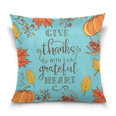 ALAZA Thanksgiving Throw Pillow Cover 16 X 16 inch Cushion Cover with Vintage Thanksgiving Printed Pillowcase
ALAZA Thanksgiving Throw Pillow Cover 16 X 16 inch Cushion Cover with Vintage Thanksgiving Printed Pillowcase