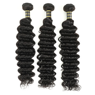 Amazing Star Bundles Hair Brazilian Virgin Hair Deep Wave Bundles Human Hair Bundles Deep Wave Brazilian Hair 3 Bundles
