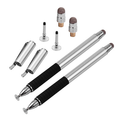 2-in-1 Precision Stylus Pen with Clip&Conductive Head&Disc Tip Universal Touchscreen Pen for All Capacitive Touchscreens C
2-in-1 Precision Stylus Pen with Clip&Conductive Head&Disc Tip Universal Touchscreen Pen for All Capacitive Touchscreens C