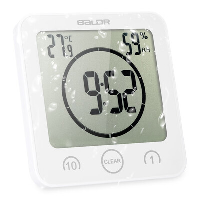 Multifunctional Digital Clock with Large Screen Display Time Temperature Humidity Excellent LCD Shower Clock with Timer
Multifunctional Digital Clock with Large Screen Display Time Temperature Humidity Excellent LCD Shower Clock with Timer