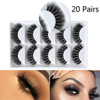 New Style 51020 Pairs Natural False Eyelashes Soft Cross Long Lashes Multilayer Fake Eyelashes Women Makeup Tools
New Style 51020 Pairs Natural False Eyelashes Soft Cross Long Lashes Multilayer Fake Eyelashes Women Makeup Tools