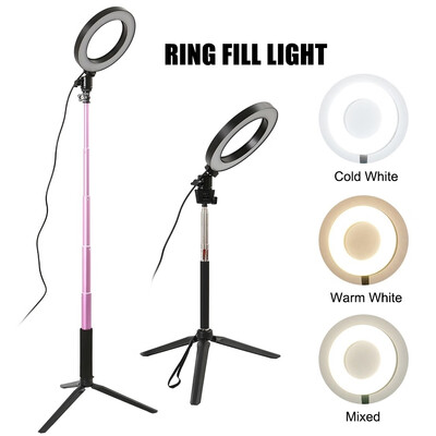 LED Dimmable Studio Camera Ring Light Photo Phone Video Fill Lamp Annular Light with Tripods New
LED Dimmable Studio Camera Ring Light Photo Phone Video Fill Lamp Annular Light with Tripods New