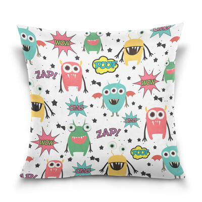 ALAZA Throw Pillow Cover 16 X 16 inch Christmas Gift Cushion Cover with Monsters Printed Pillowcase
ALAZA Throw Pillow Cover 16 X 16 inch Christmas Gift Cushion Cover with Monsters Printed Pillowcase