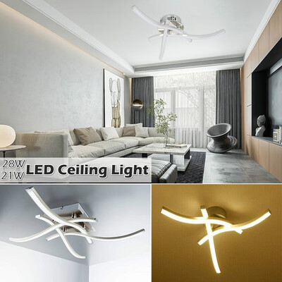 Willstar Modern 28W21W LED Ceiling Light Warm White Lighting Non-dimmable Chandelier Light for Living Room Bedroom Dining Room
Willstar Modern 28W21W LED Ceiling Light Warm White Lighting Non-dimmable Chandelier Light for Living Room Bedroom Dining Room