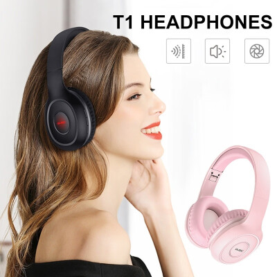 T1 Bluetooth Headphones Wireless Omni-directional Microphone Collapsible Large Capacity Battery Headphones 2 Colors
T1 Bluetooth Headphones Wireless Omni-directional Microphone Collapsible Large Capacity Battery Headphones 2 Colors