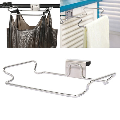 Back Door Stainless Steel Trash Bag Hanging Rack Shelf Storage Hook Kitchen Cabinet
Back Door Stainless Steel Trash Bag Hanging Rack Shelf Storage Hook Kitchen Cabinet