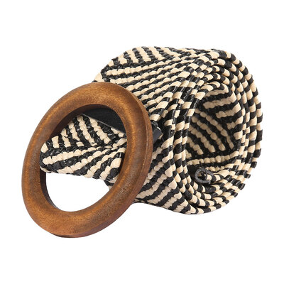Vintage Boho Braided Waist Belt Summer Solid Female Belt Round Wooden Smooth Buckle Fake Straw Wide Belts for Women
Vintage Boho Braided Waist Belt Summer Solid Female Belt Round Wooden Smooth Buckle Fake Straw Wide Belts for Women